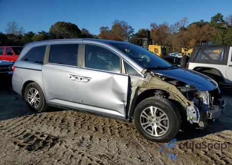 2013 Honda Odyssey Exl from USA, damaged, VIN 5FNRL5H65DB026086
